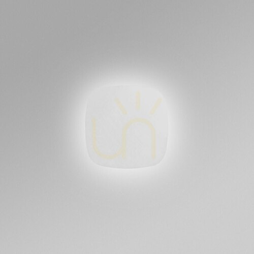 Check STEP A/P MSTEASB Wall Sconce, White, Gea Luce