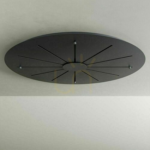Check Chandelier s.luce Echos 20-Light Brown Glass Pendant with 120 cm Canopy, E27