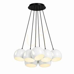 Cluster Pendant Light s.luce Ball 7-Light Copper Metal with 20 cm Shades 11 Cluster Pendant Light s.luce Ball 7-Light Copper Metal with 20 cm Shades small 11