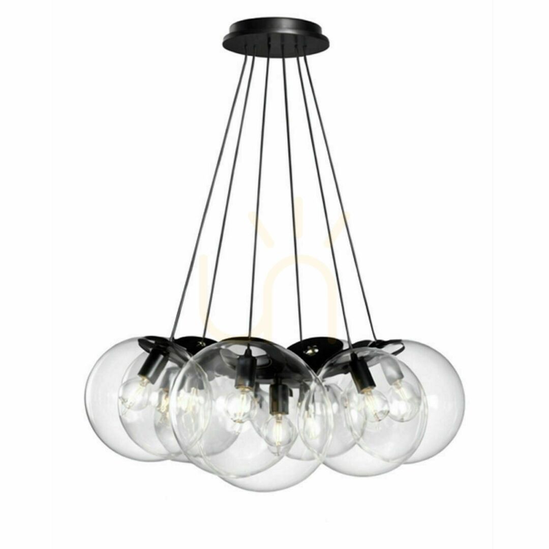 Preview Cluster Pendant Light s.luce Orb 7-Light Smoked Glass 20 cm E27 Cluster Pendant Light s.luce Orb 7-Light Smoked Glass 20 cm E27