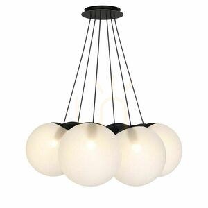 Cluster Pendant Light s.luce Orb 7-Light White Glass, 7 x 20 cm 7 Cluster Pendant Light s.luce Orb 7-Light White Glass, 7 x 20 cm small 7