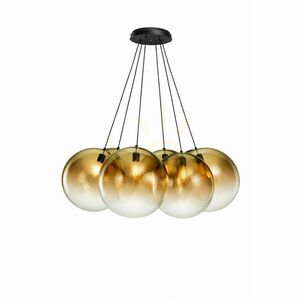 Cluster Pendant Light s.luce Orb 7-Light Copper Glass 7 x 50 cm 3 Cluster Pendant Light s.luce Orb 7-Light Copper Glass 7 x 50 cm small 3