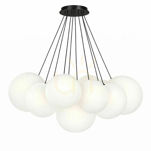 Check Cluster Pendant Light s.luce Orb 13-Light White Glass, 30 cm