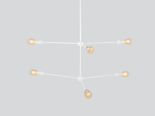 Check TRISO 6 hanging lamp - white