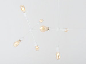 CustomForm TRISO 11 pendant lamp 11xE27 60W white loft metal 93x57 cm adjustable drop small 4