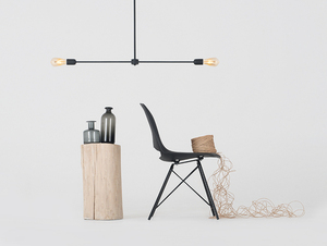 TRISO 2 hanging lamp - black small 2