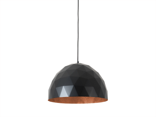 Check Hanging lamp LEONARD L - copper-black