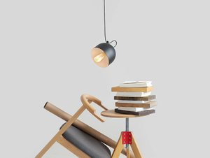 POPO 1 hanging lamp - black small 1