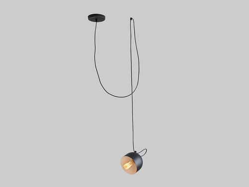 Check POPO 1 hanging lamp - black