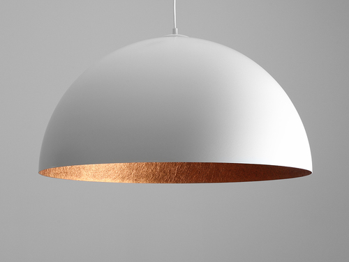Check Hanging lamp LORD 70 - copper-white