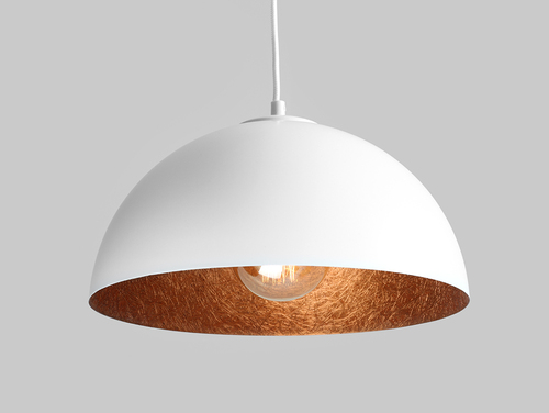 Check Hanging lamp LORD 35 - copper-white