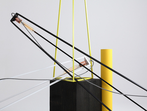 CustomForm TRIMETRIC FLOOR floor lamp black RAL 9005 E27 150 cm small 1