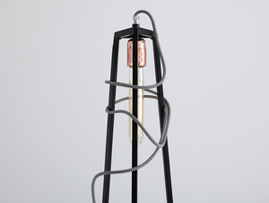 CustomForm TRIMETRIC FLOOR floor lamp black RAL 9005 E27 150 cm small 4