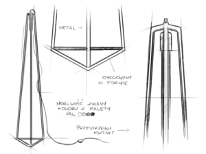 CustomForm TRIMETRIC FLOOR floor lamp black RAL 9005 E27 150 cm small 5