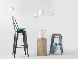 Hanging lamp POPO 4 - white small 2