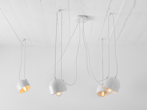 Check Hanging lamp POPO 4 - white