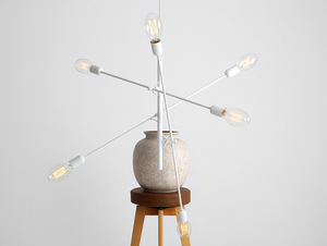 TWIGO 6 hanging lamp - white small 1