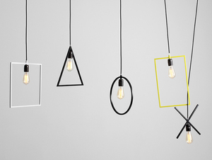 QUADO Hanging Lamp - black small 1