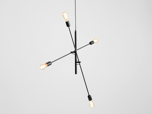 Check TWIGO 4 hanging lamp - black