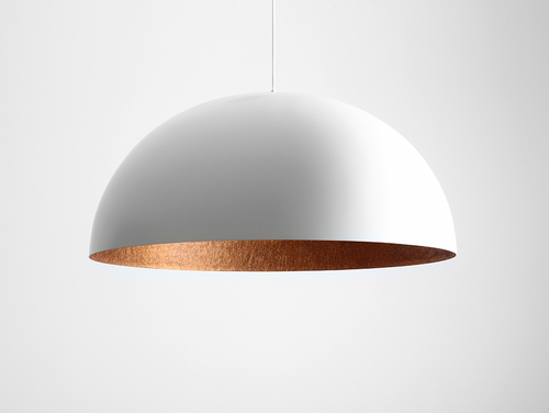 Check Hanging lamp LORD 90 - copper-white