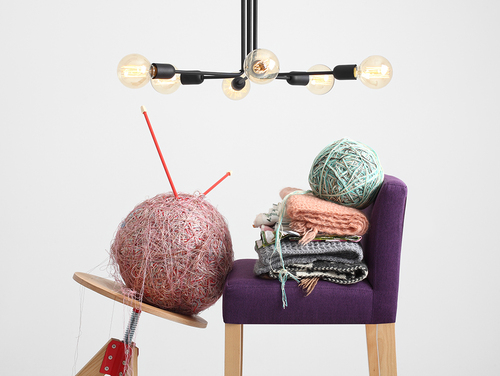 Check CustomForm VANWERK 41 black pendant lamp 6×E27