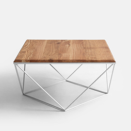 DARYL SOLID WOOD 80 coffee table small 6