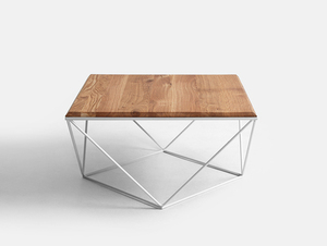 DARYL SOLID WOOD 80 coffee table small 0