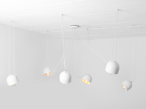 Check Hanging lamp POPO 6 - white