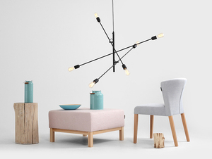 TWIGO 6 hanging lamp - black small 2
