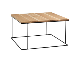 WALT SOLID WOOD 100x100 coffee table small 5