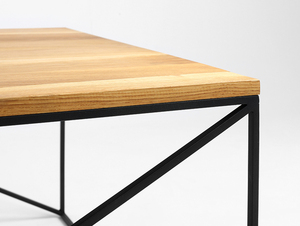 MEMO SOLID WOOD 100x100 coffee table small 4