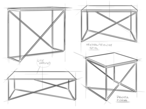 MEMO SOLID WOOD 100x100 coffee table small 5