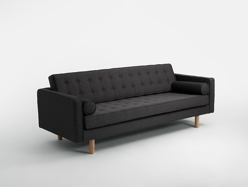 Check Three-seat sofa-bed TOPIC WOOD