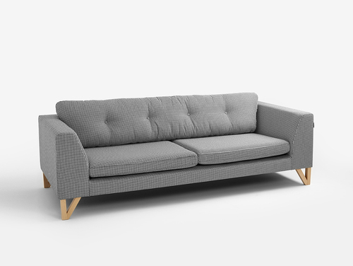 Check 3-seat sofa WILLY