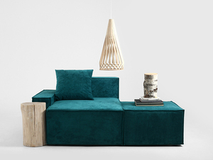 MODU 130/115 BL sofa module small 2