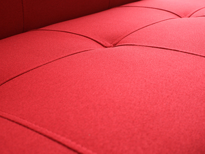 CustomForm MODES 2-Seater Sofa Bed Bloody Red ET60 Black small 4