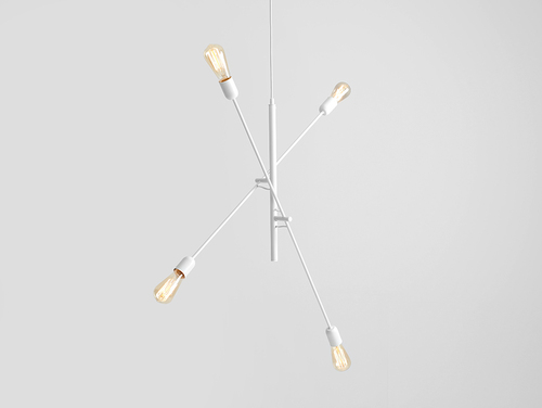 Check TWIGO 4 hanging lamp - white