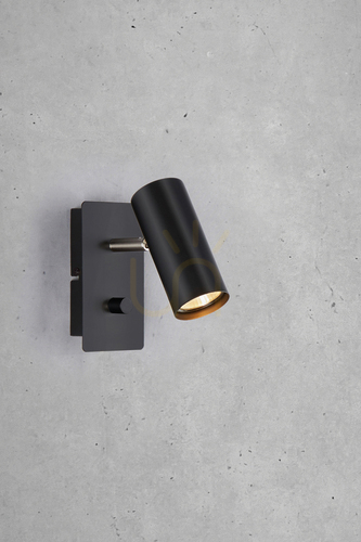 Check Wall Light Markslojd Barcelona Black Metal 1-Light 107345