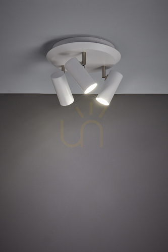 Check Ceiling Lamp Markslojd Barcelona 3-Light White Metal 31 cm 107349