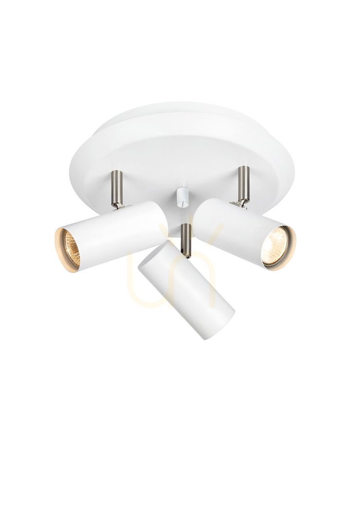 Ceiling Lamp Markslojd Barcelona 3-Light White Metal 31 cm 107349