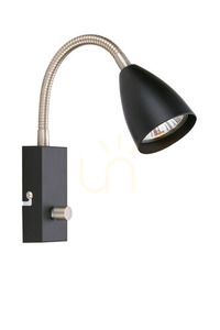 Indoor Wall Light Markslojd CIRO Flex Black Metal 1-Light Dimmable 107409 small 0