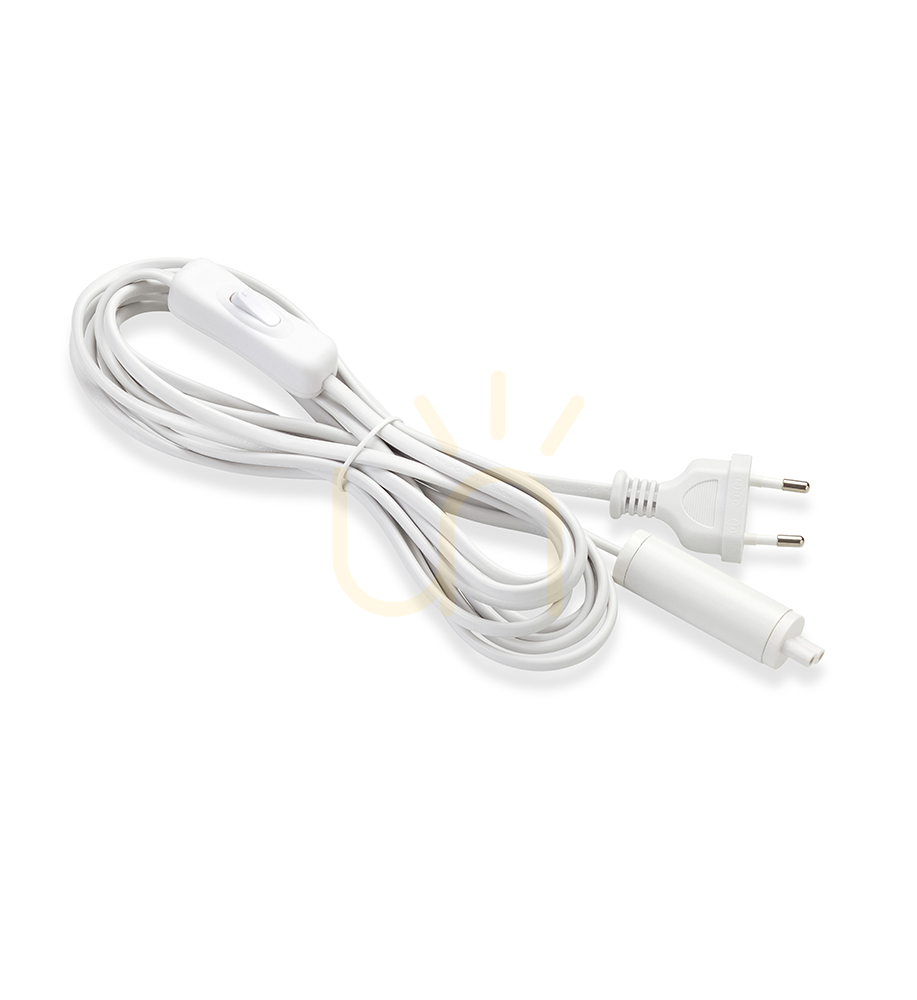 Wall Light Cable with Plug and Switch Markslojd Expand 3.5 m White 107523