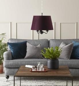 Pendant Light Markslojd Jamie 3-Light Black Purple 107532 small 2