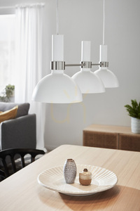 Pendant Light Markslojd LARRY 3-Light White Metal 107500 small 1