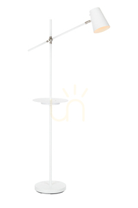 Floor Lamp Markslojd Linear White Metal 144 cm USB 107308 small 0