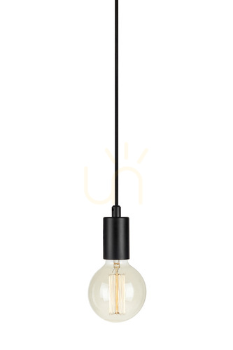 Check Pendant Light Markslojd SKY 1-Light Black Metal E27 107366
