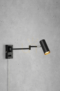 Wall Light Markslojd TORINO Black Metal Dimmer 43 cm 107539 small 1