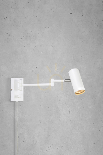 Check Wall Light Markslojd Torino White Metal Dimmer 107538
