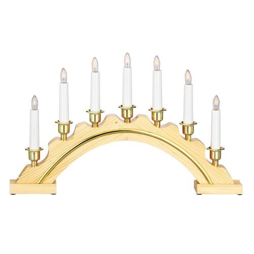 Check Candle Holder Markslojd Celine 7-Light Natural Wood 46 cm 700445