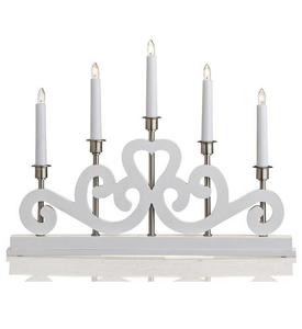 Candle Holder Markslojd Eneby 5-Light White Wood 47 cm 700640 small 1